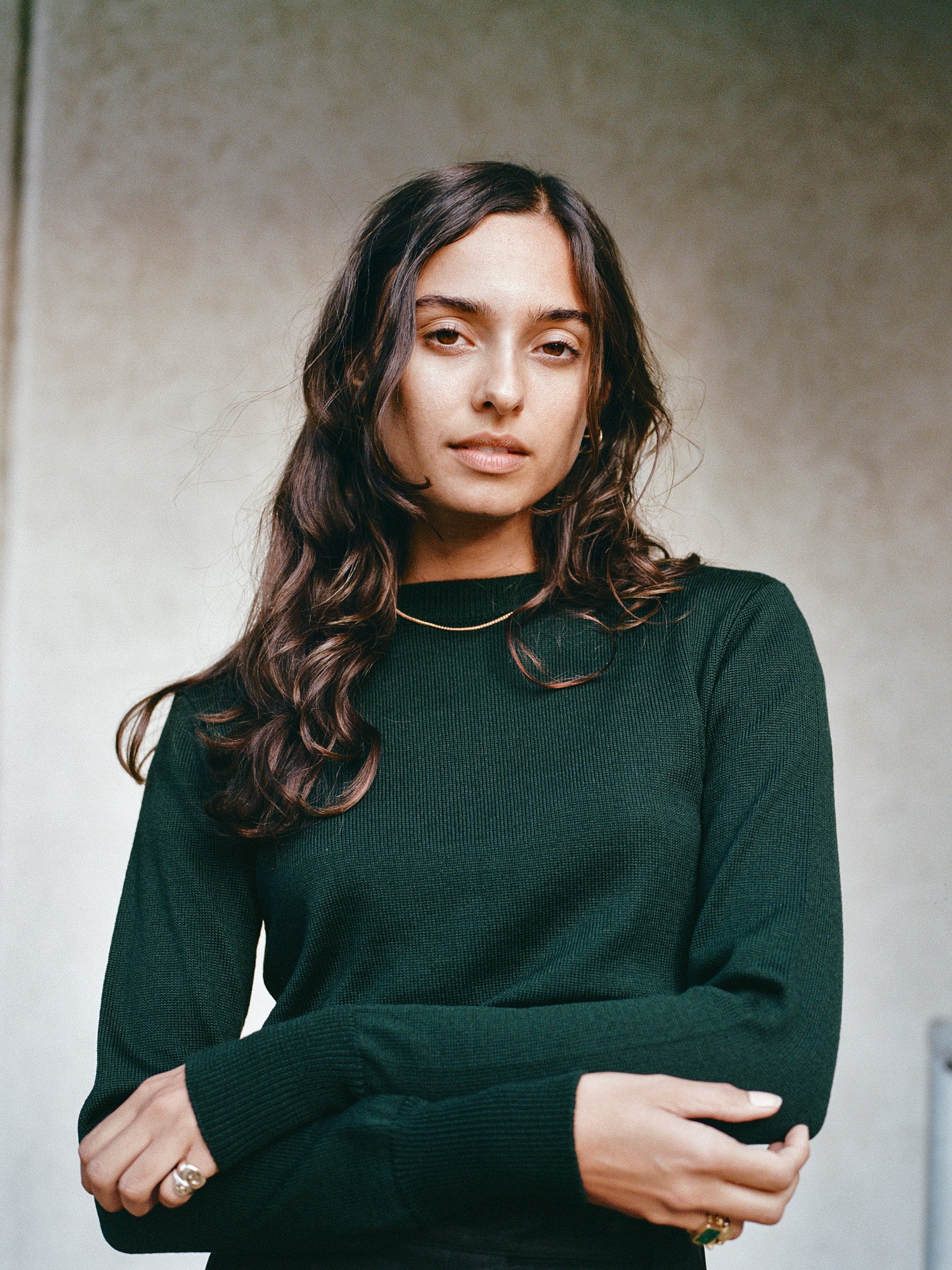 Rufus Forest Green Italian Merino Knit