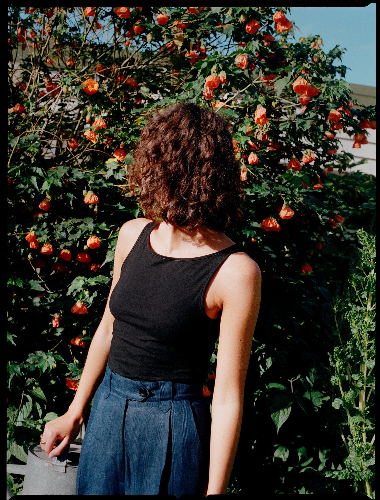 Recently Back in Stock - Etta Black Cotton Top