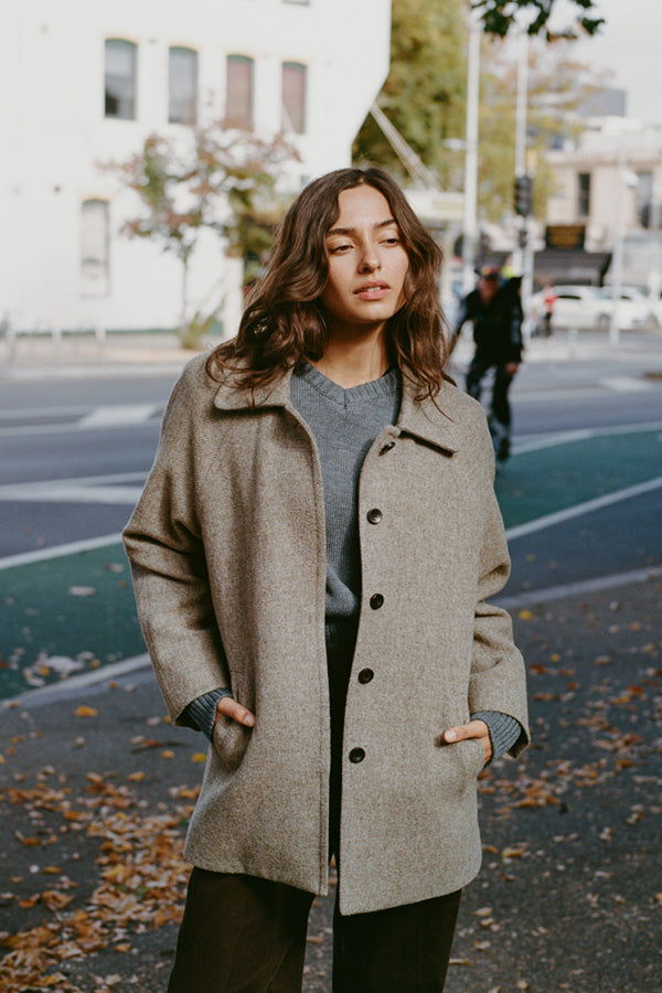 Pre-Order Tony Japanese Hazel Wool Jacket