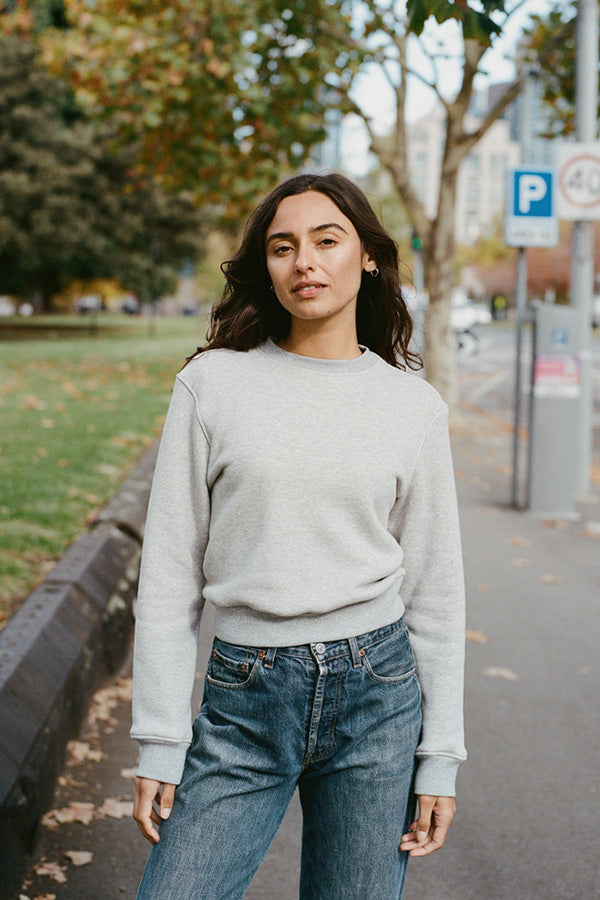 Pre-Order Faidh Grey Japanese Cotton Sweatshirt