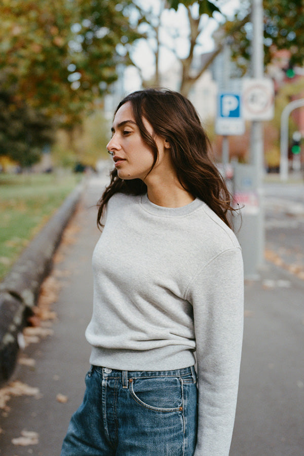 Pre-Order Faidh Grey Japanese Cotton Sweatshirt