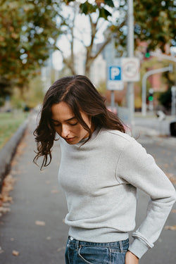 Pre-Order Faidh Grey Japanese Cotton Sweatshirt