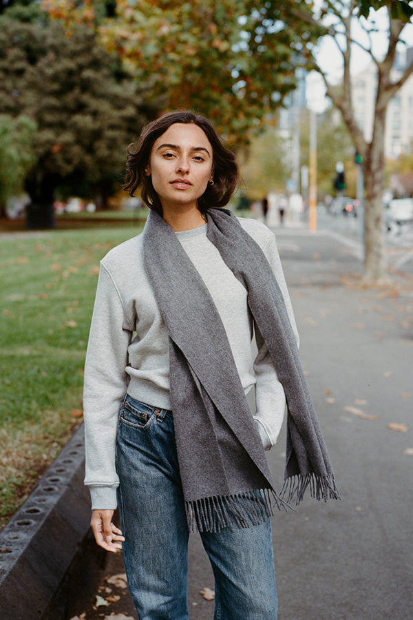 Pre-Order Faidh Grey Japanese Cotton Sweatshirt