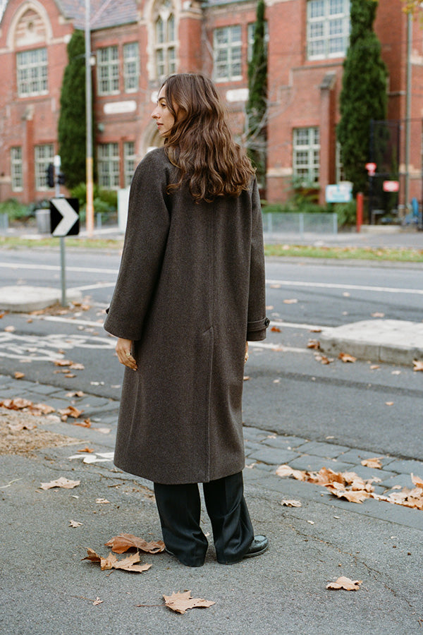 Pre-Order Lui Hazelnut Japanese Wool Coat