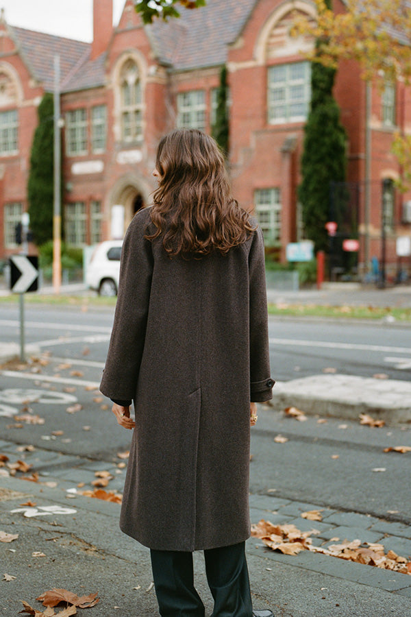 Pre-Order Lui Hazelnut Japanese Wool Coat