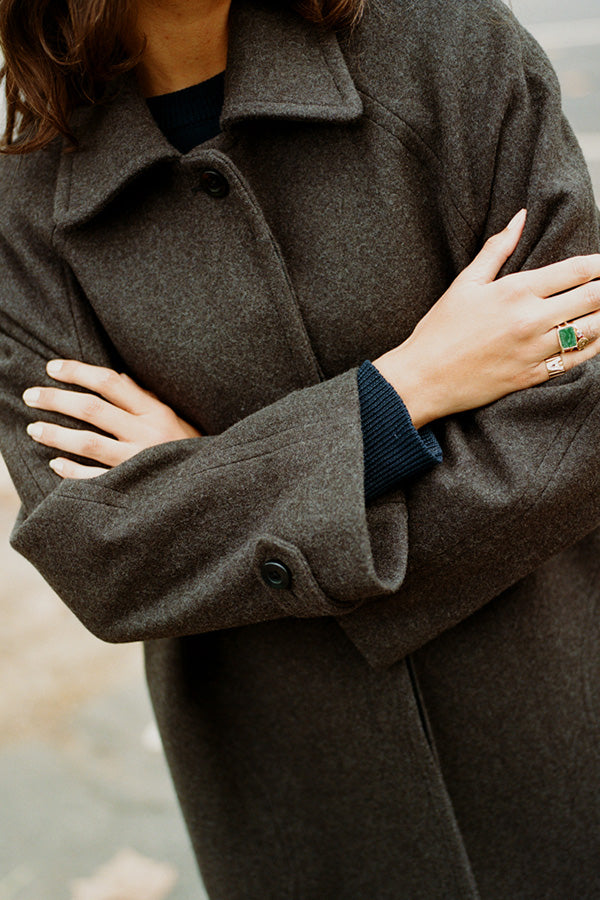 Pre-Order Lui Hazelnut Japanese Wool Coat