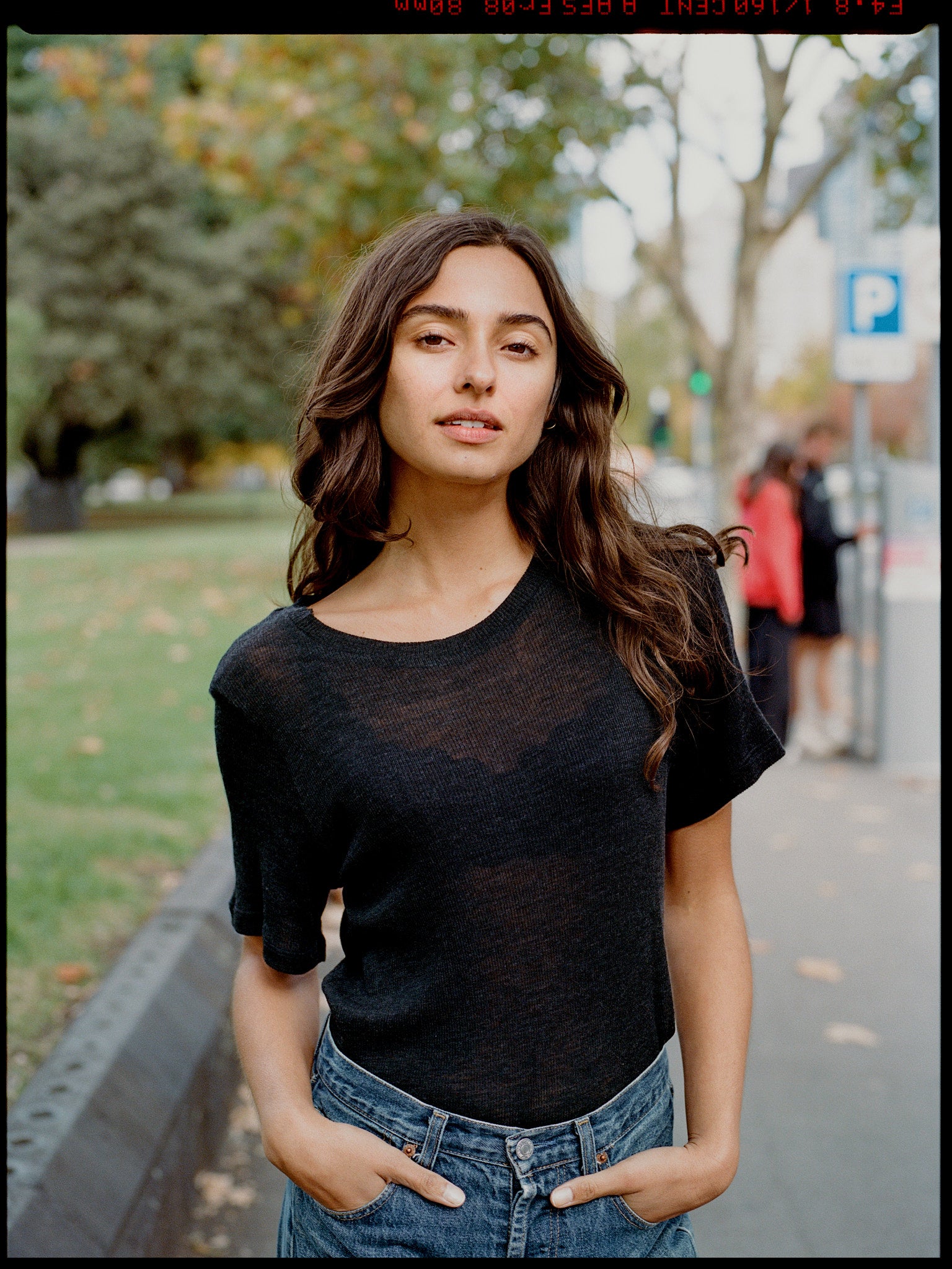 Recently Back in Stock - Jim Fine Charcoal Australian Merino Rib T