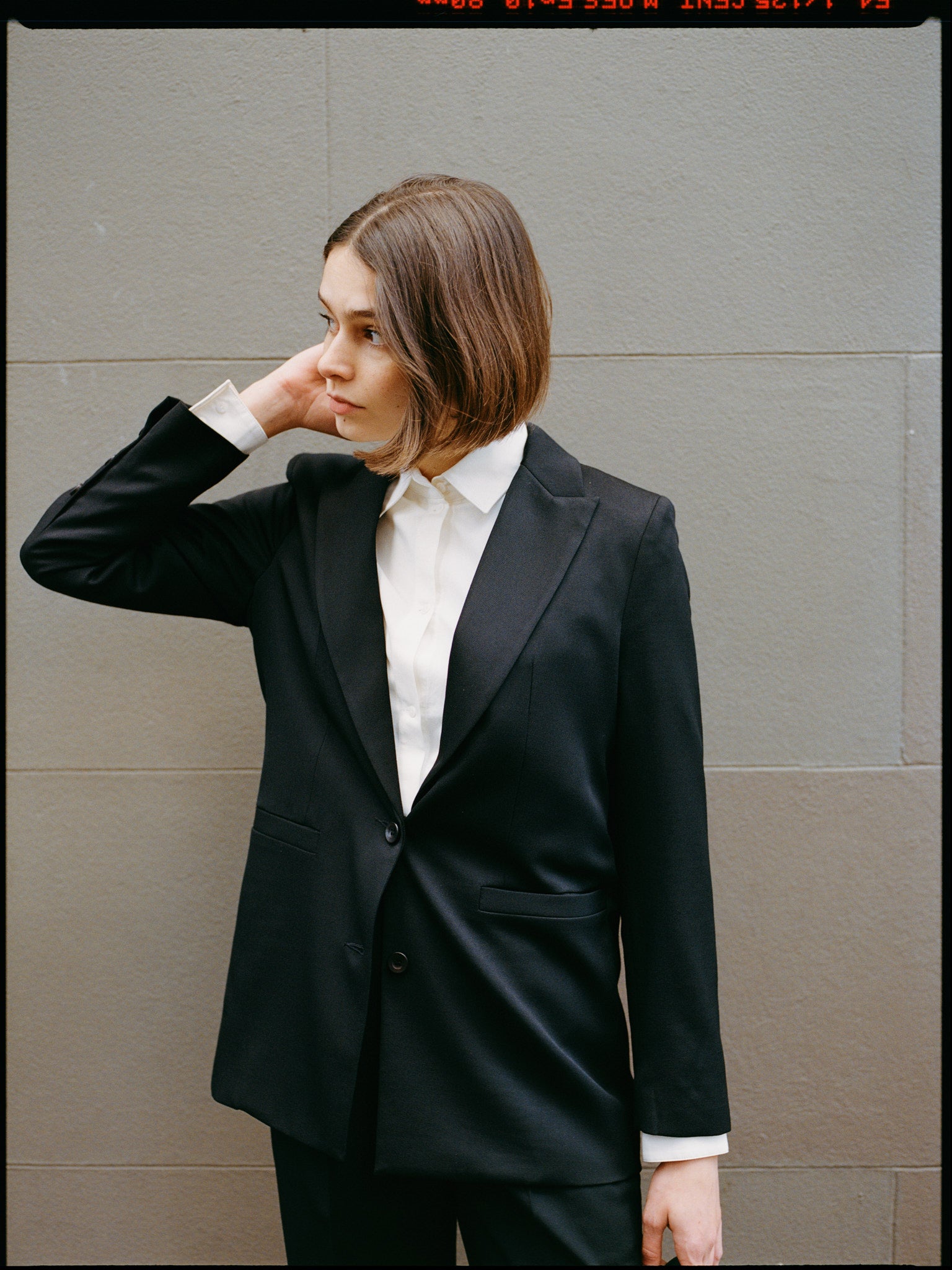 Recently Back in Stock - Fred Black Japanese Twill Wool Blazer