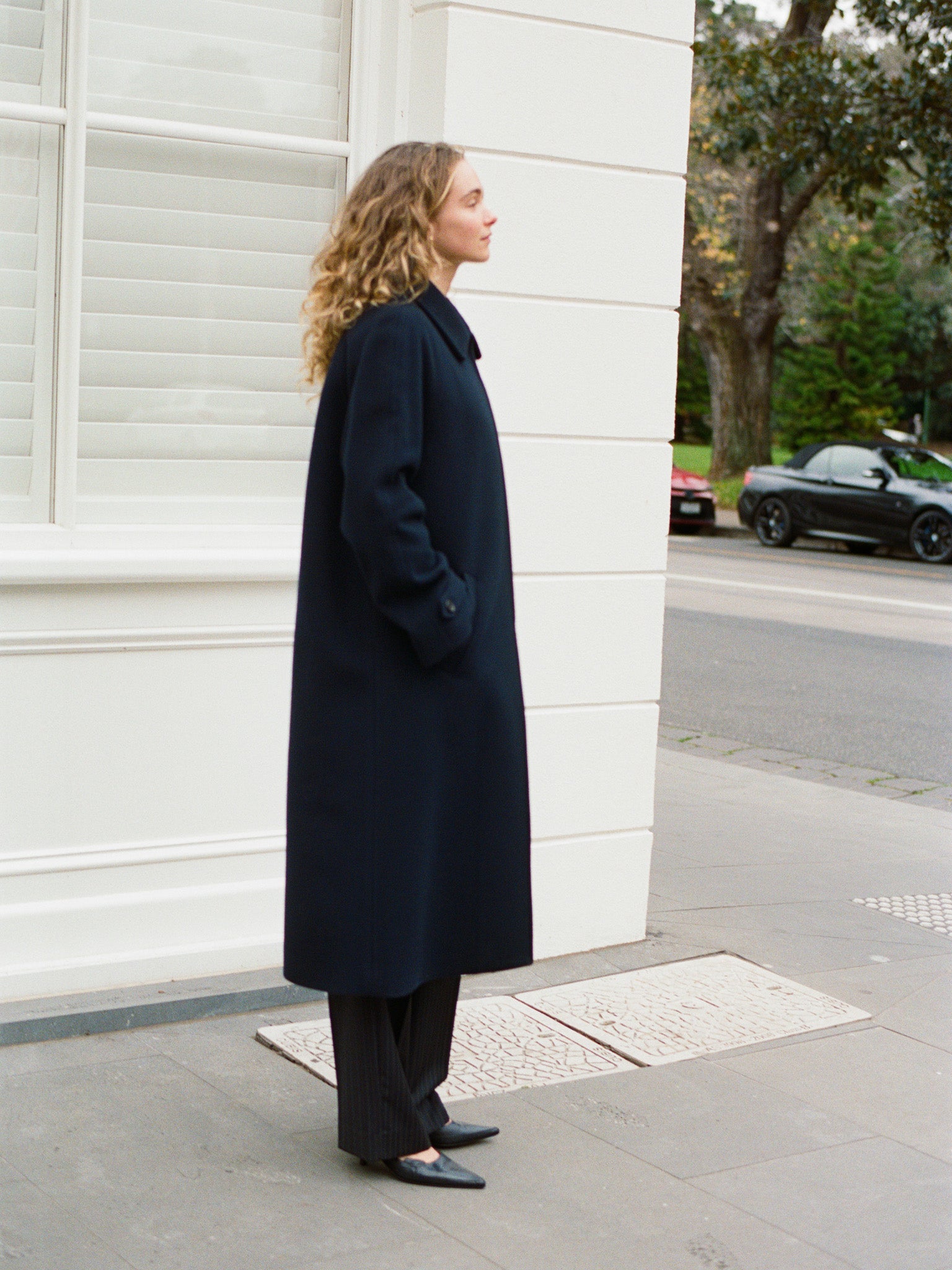 Recently in Stock - Lui Navy Japanese Wool Coat