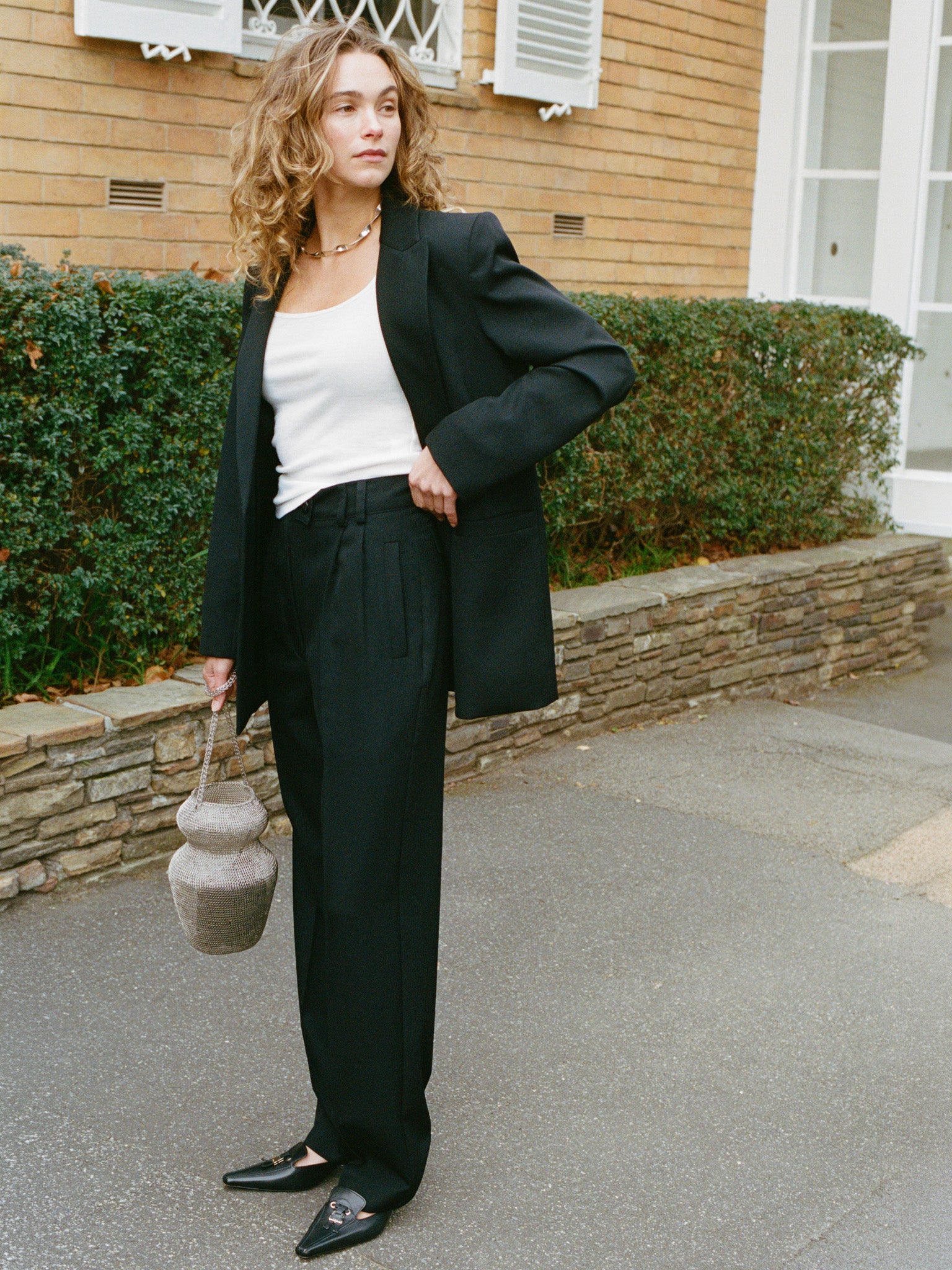 Recently Back in Stock - Yu Tailored Black Japanese Twill Wool Pants