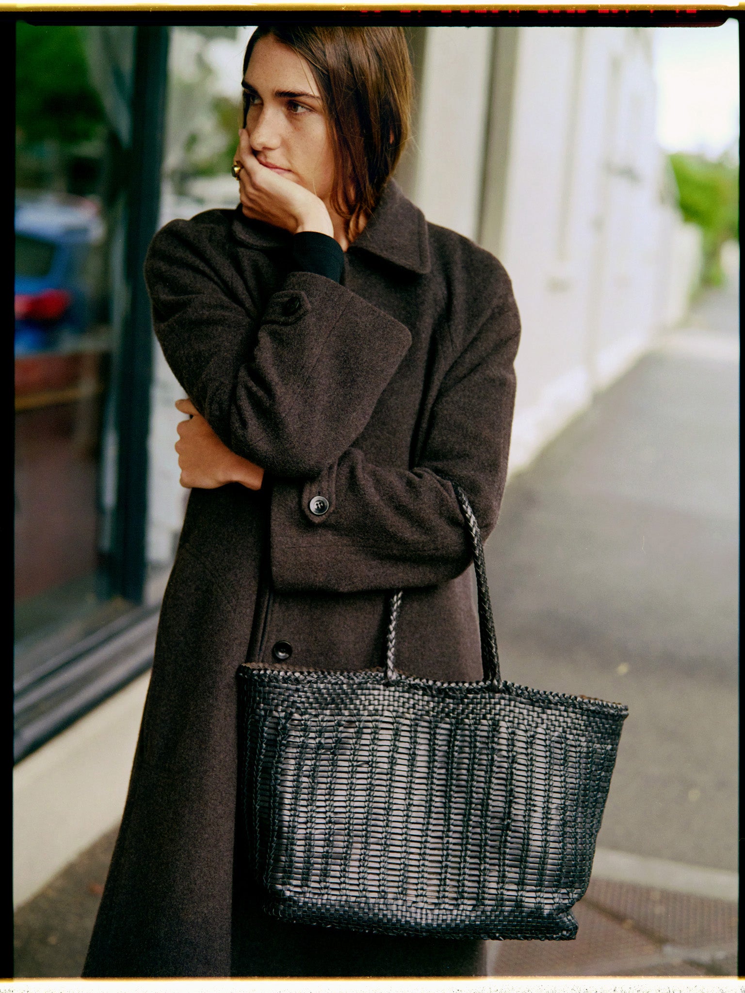 【おかさん】 LE WOOL Balcollar Coat Pre-Order Lui Hazelnut Balmacann Japanese Wool Coat