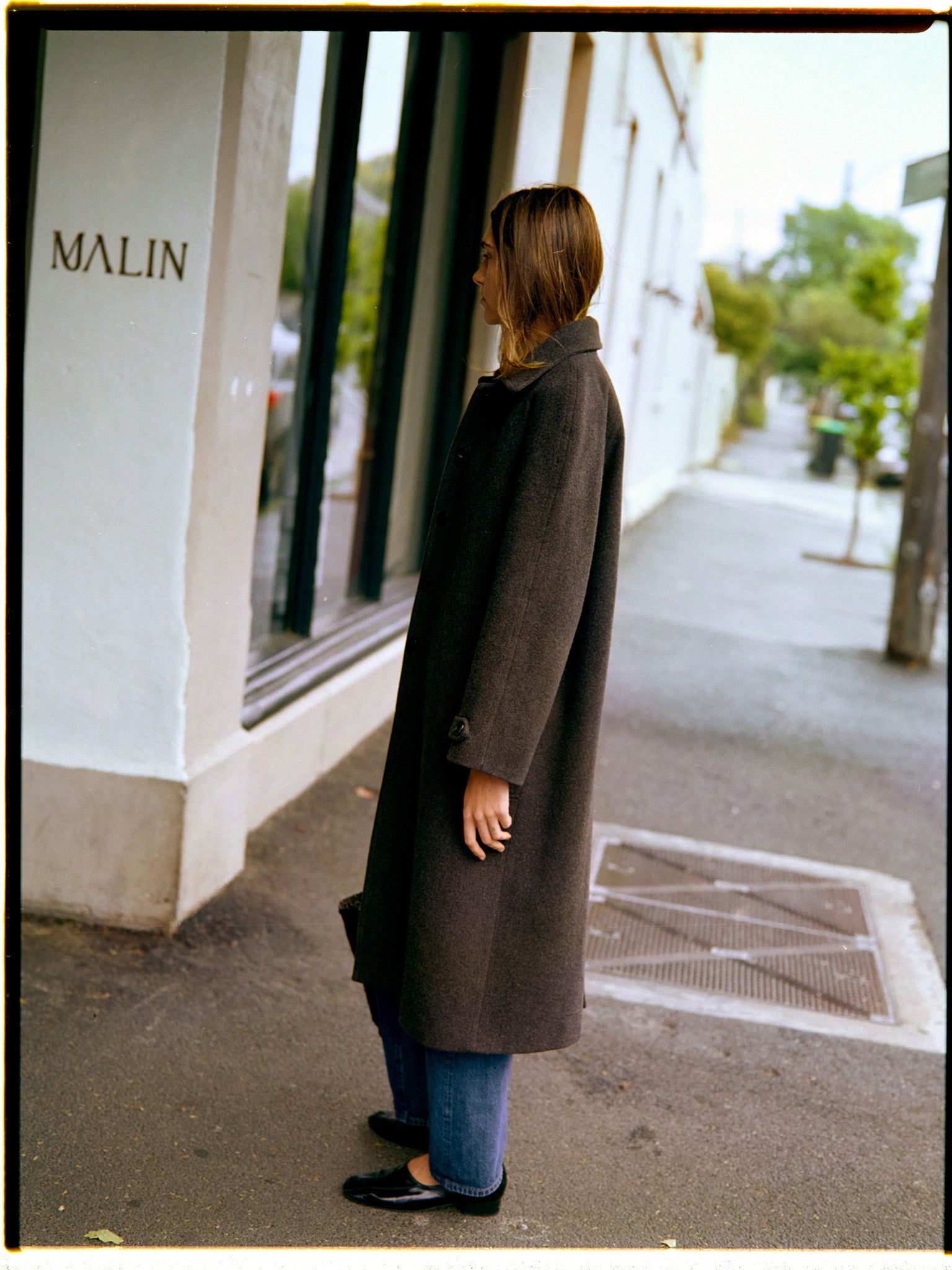 Lui Hazelnut Balmacann Japanese Wool Coat