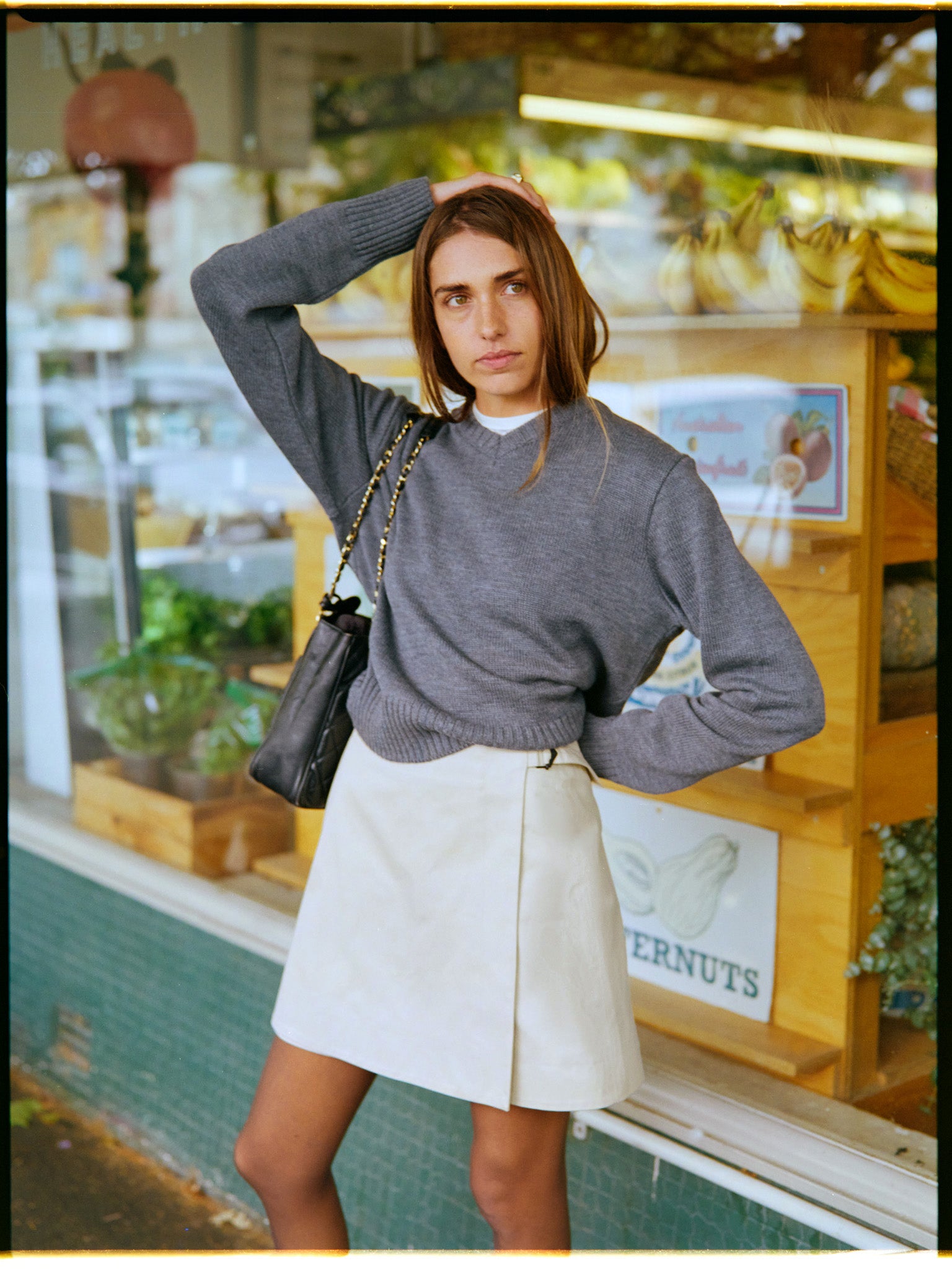 Gabe Almond Japanese Cotton Skirt