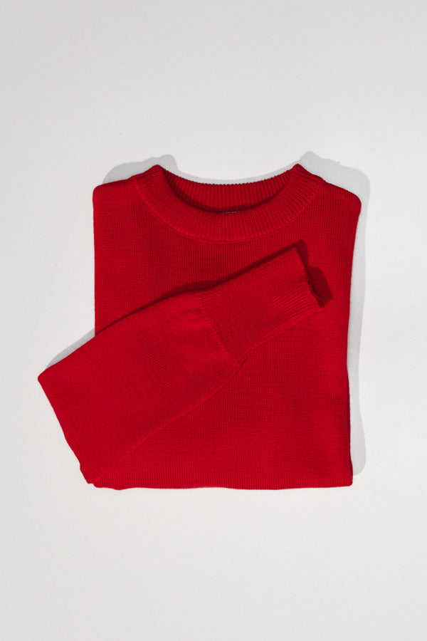 Rufus Tomato Italian Merino Knit