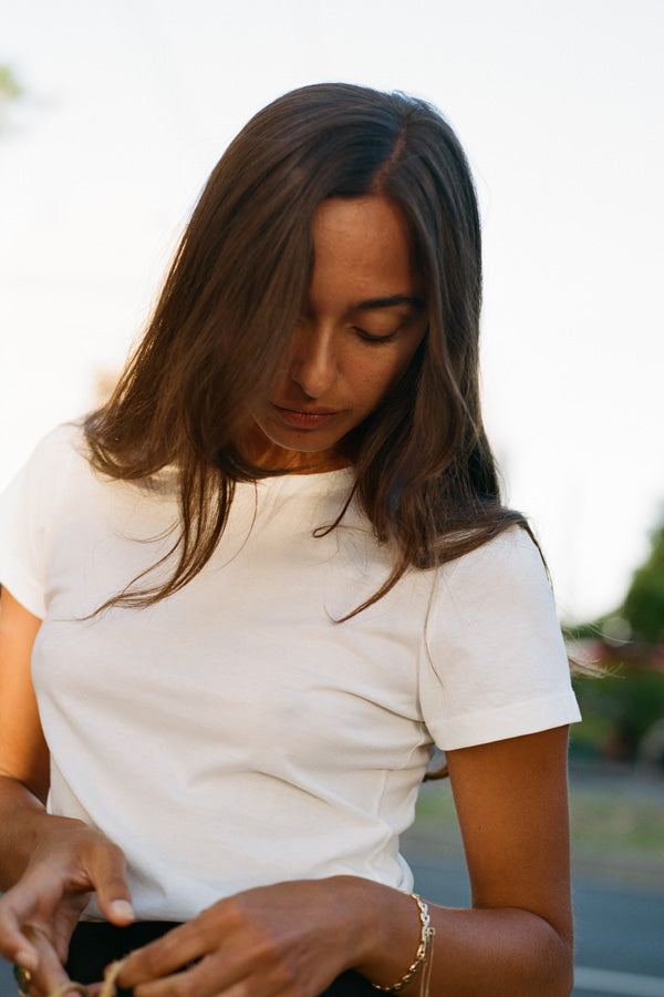 Recently Back In Stock - Pete White Cotton T
