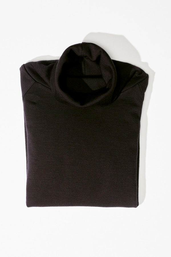 Georgia Australian Black Wool Skivvy