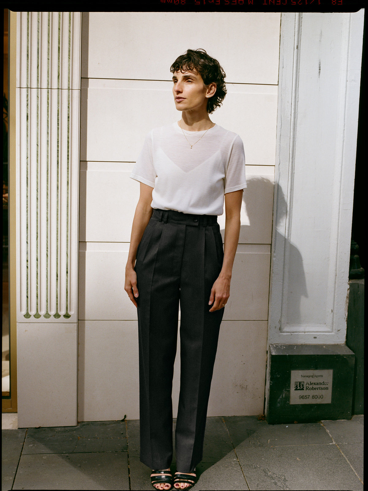 Yu Tailored Black Japanese Twill Wool Pants