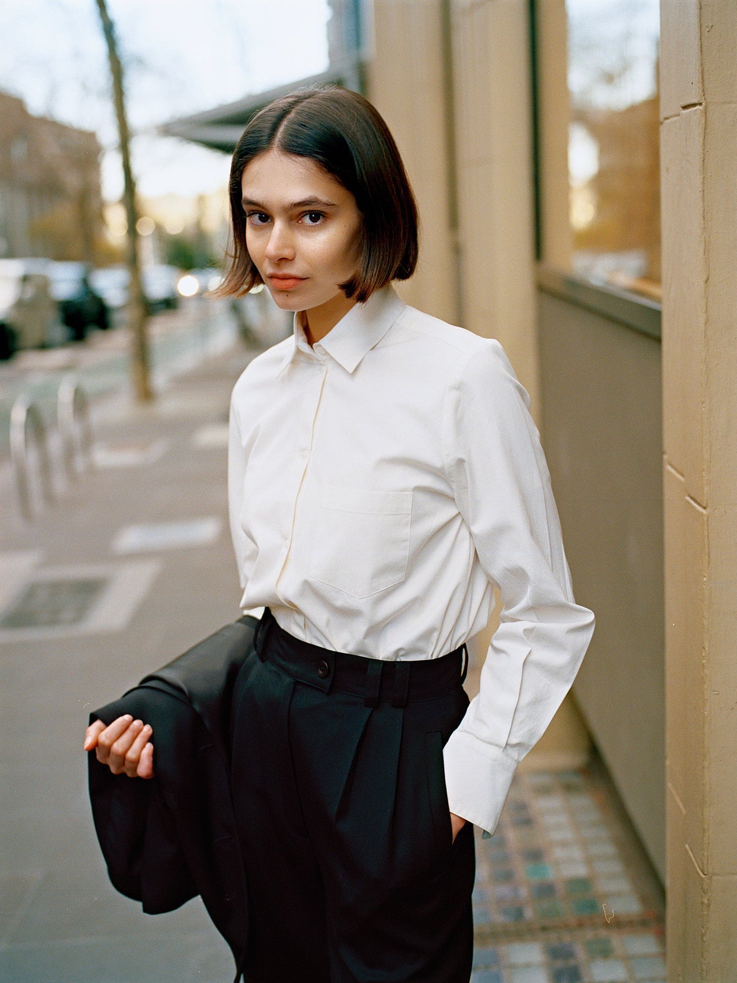 Recently Back in Stock - Mirka Japanese White Cotton Shirt