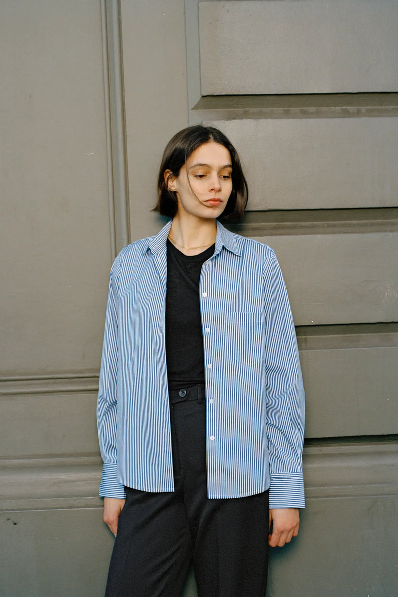 Recently back in stock - Mirka Classic Stripe Cotton Shirt