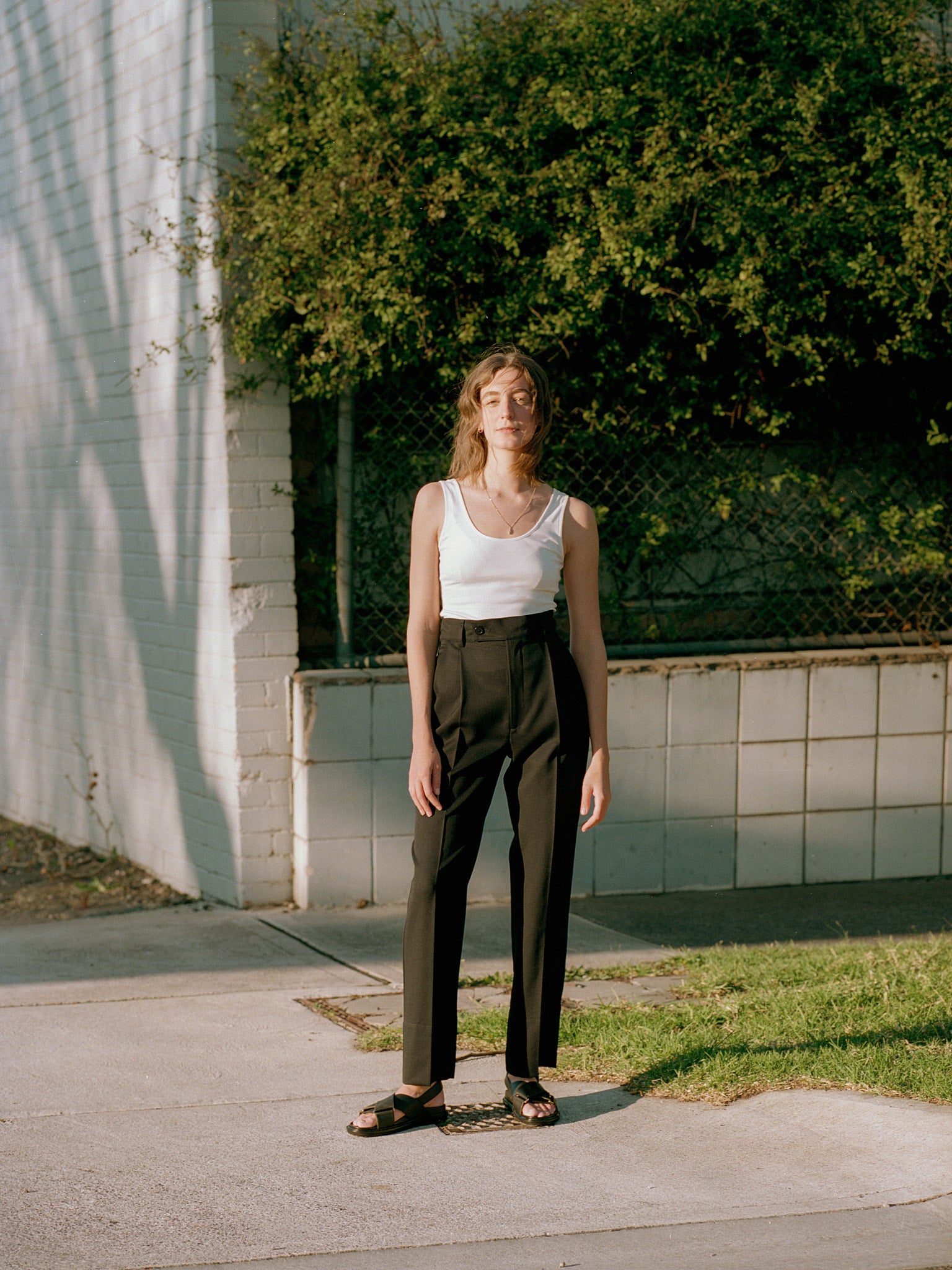 Recently Back in Stock - Kate Black Japanese Twill Wool Pants