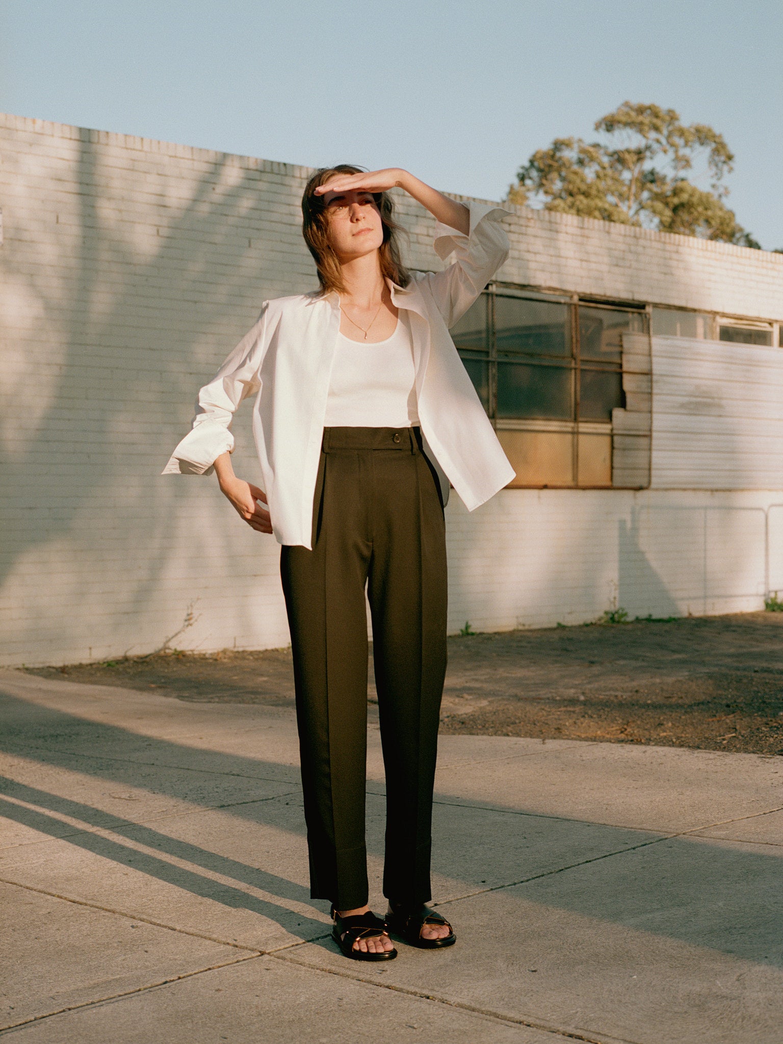 Recently Back in Stock - Kate Black Japanese Twill Wool Pants