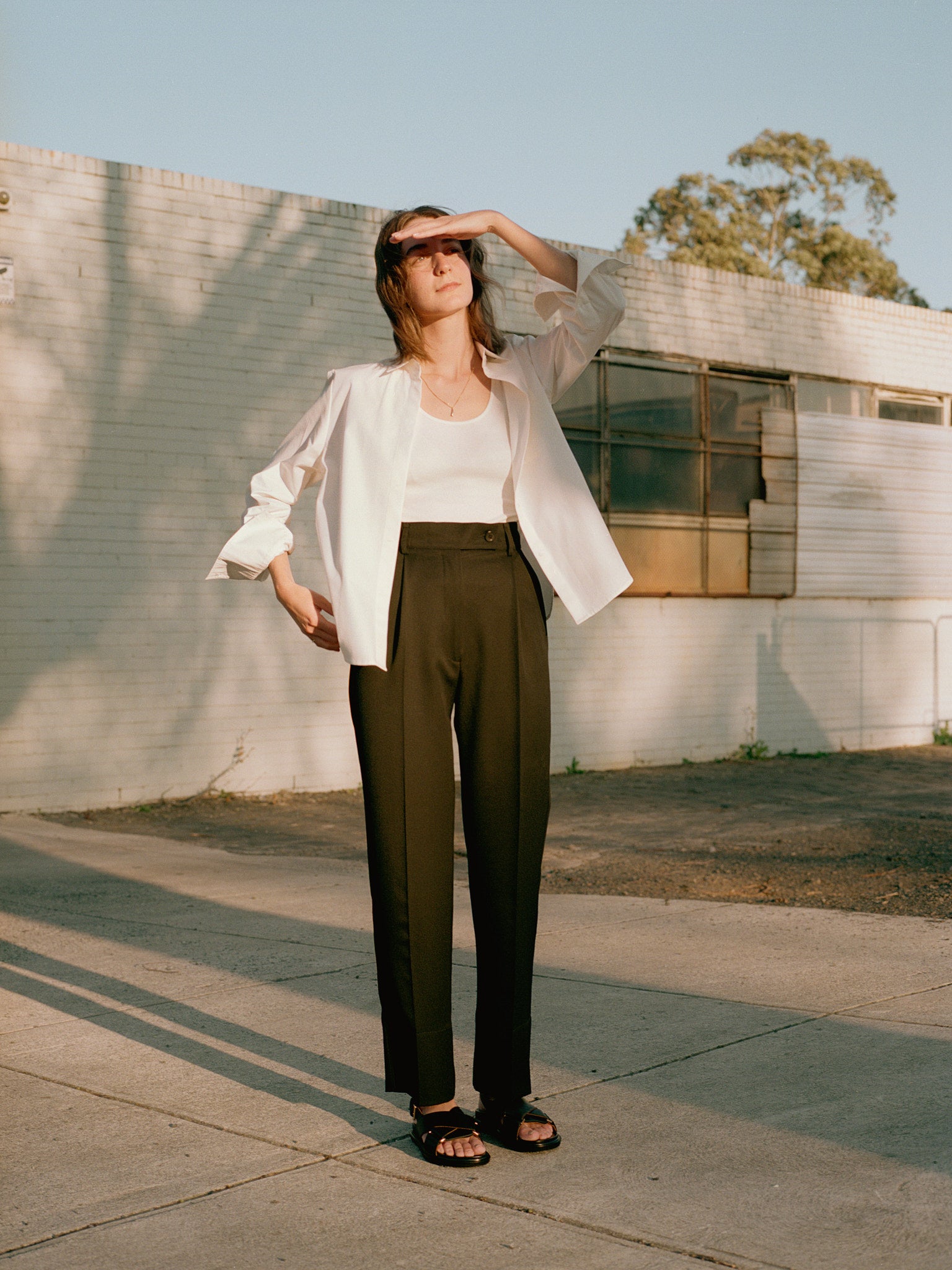 Recently Back in Stock - Mirka Japanese White Cotton Shirt