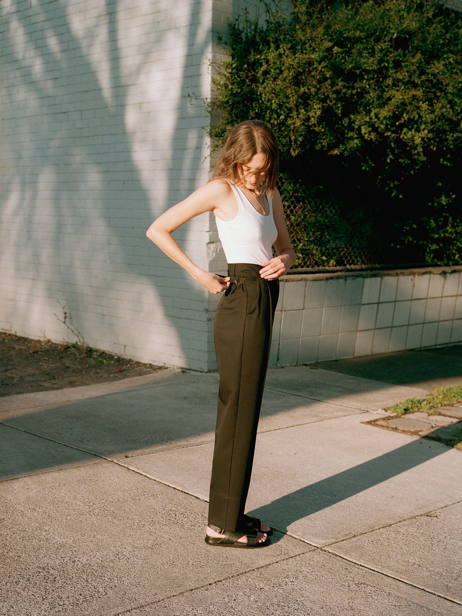 Recently Back in Stock - Kate Black Japanese Twill Wool Pants