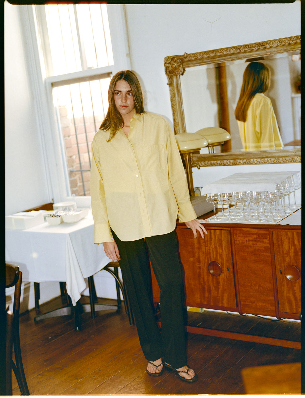 Pre-Order Artist Japanese Butter Stripe Cotton Shirt