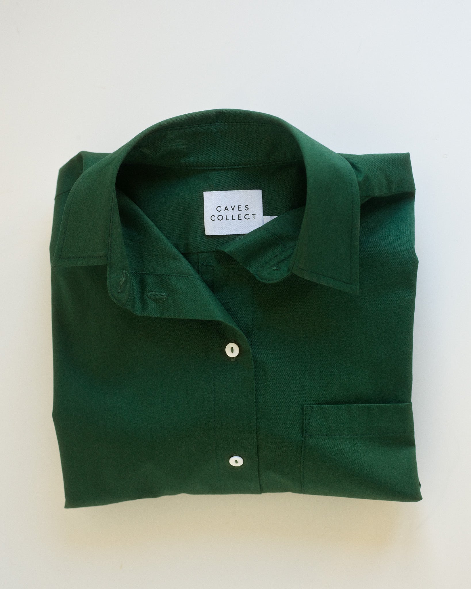 Pre-Order Limited Edition Artist Green Japanese Cotton Mid-Weight Twill Shirt
