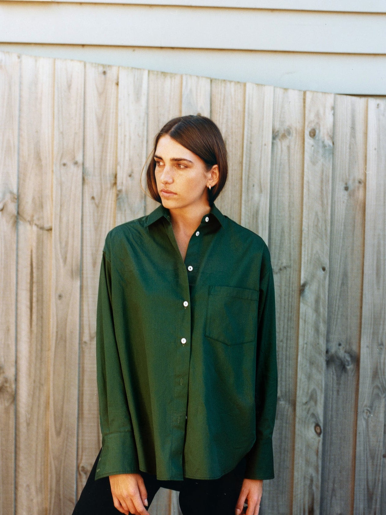Recently in Stock - Limited Edition Artist Green Japanese Cotton Mid-Weight Twill Shirt