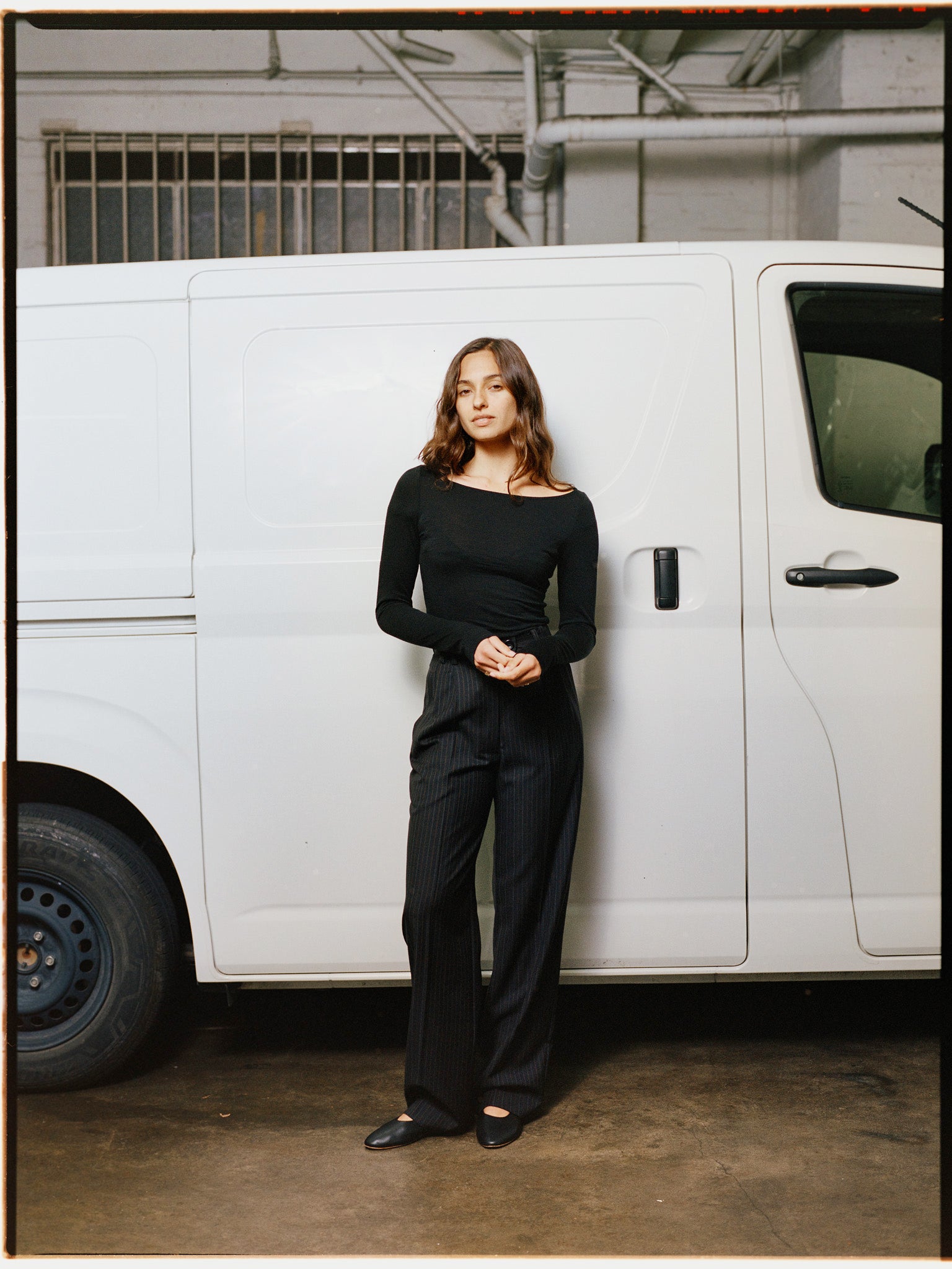 Pre-Order Limited Edition - Yu Italian Charcoal Stripe Wool Pants