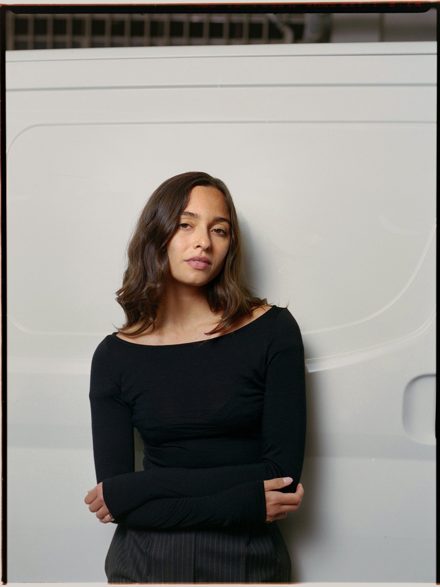 Recently Back in Stock - Laina Australian Black Merino Boatneck Top