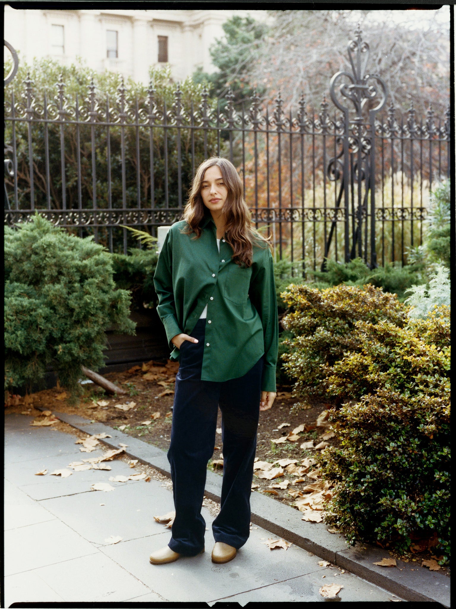 Pre-Order Limited Edition Artist Green Japanese Cotton Mid-Weight Twill Shirt