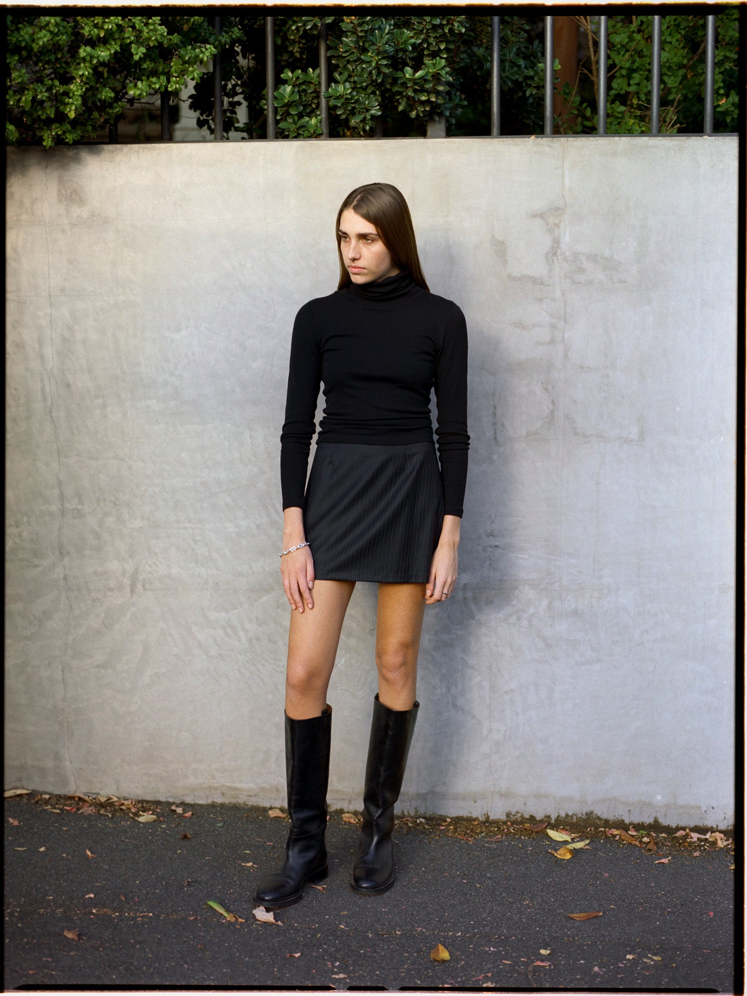 Pre-Order Lena Australian Black Wool Skivvy