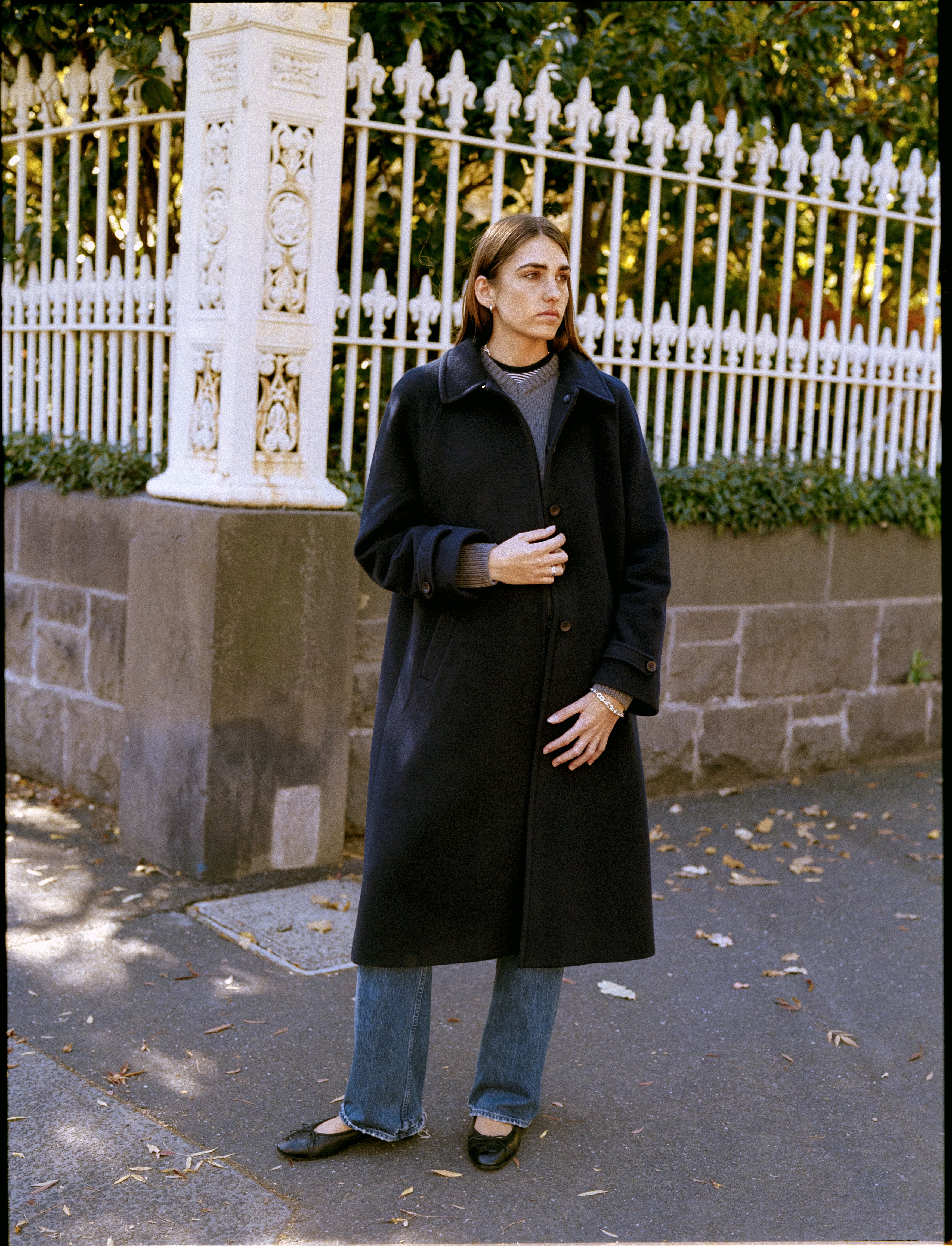 Recently in stock Lui Navy Japanese Wool Coat