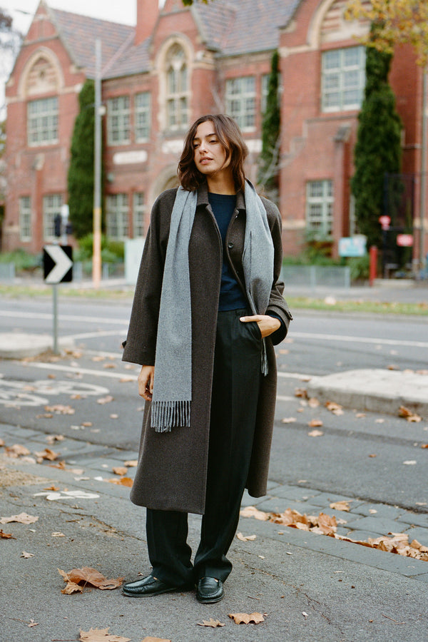 Recently in Stock - Lui Hazelnut Japanese Wool Coat
