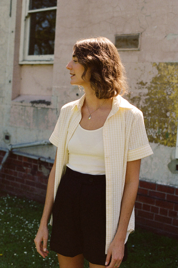 Leo Lemon Cotton Shirt