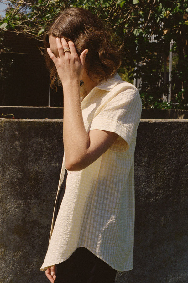 Leo Lemon Cotton Shirt