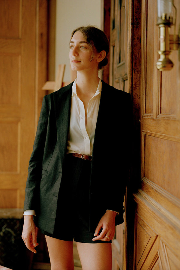 Fred Black Japanese Linen Blazer