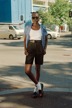 Arthur Black Linen Shorts