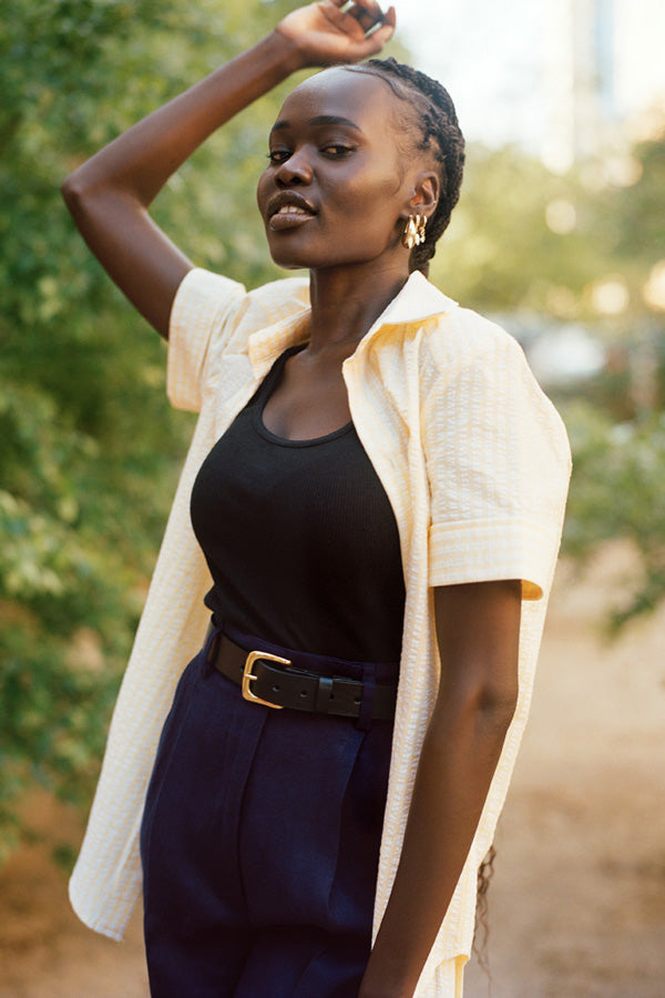 Leo Lemon Cotton Shirt