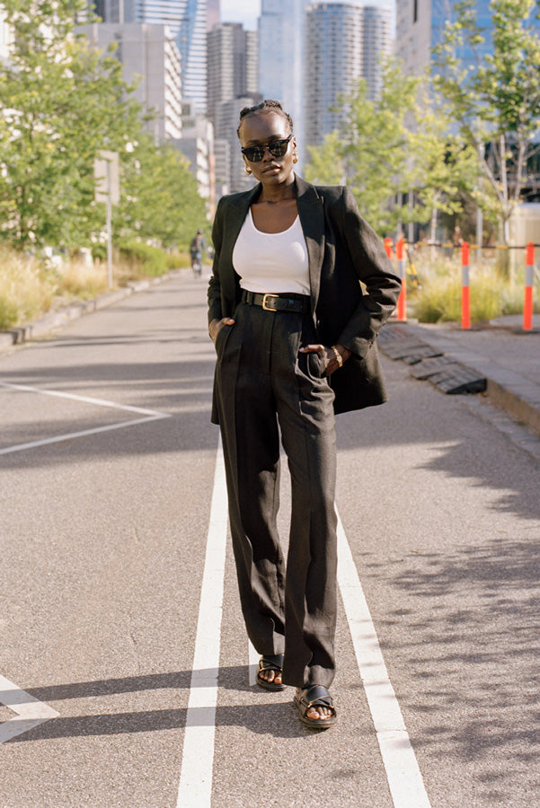 Fred Black Japanese Linen Blazer