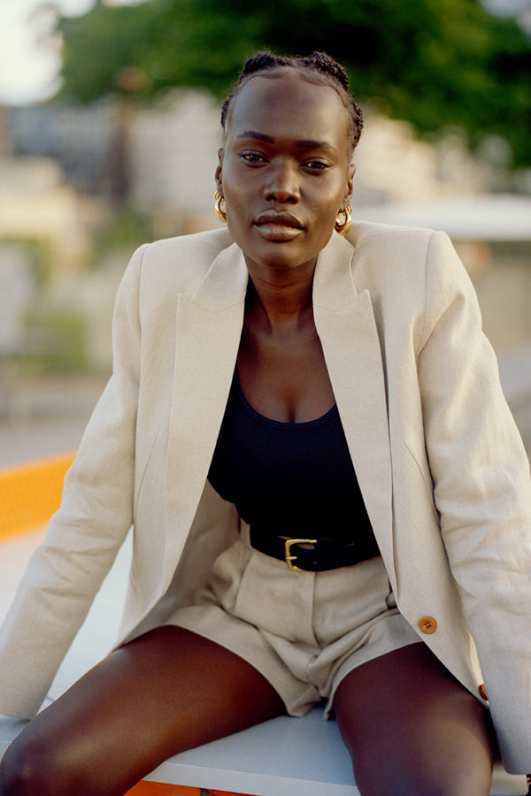 Fred Oat Linen Japanese Blazer