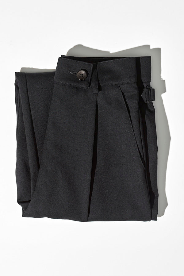 Recently Back In Stock - Kate Black Japanese Twill Wool Pants